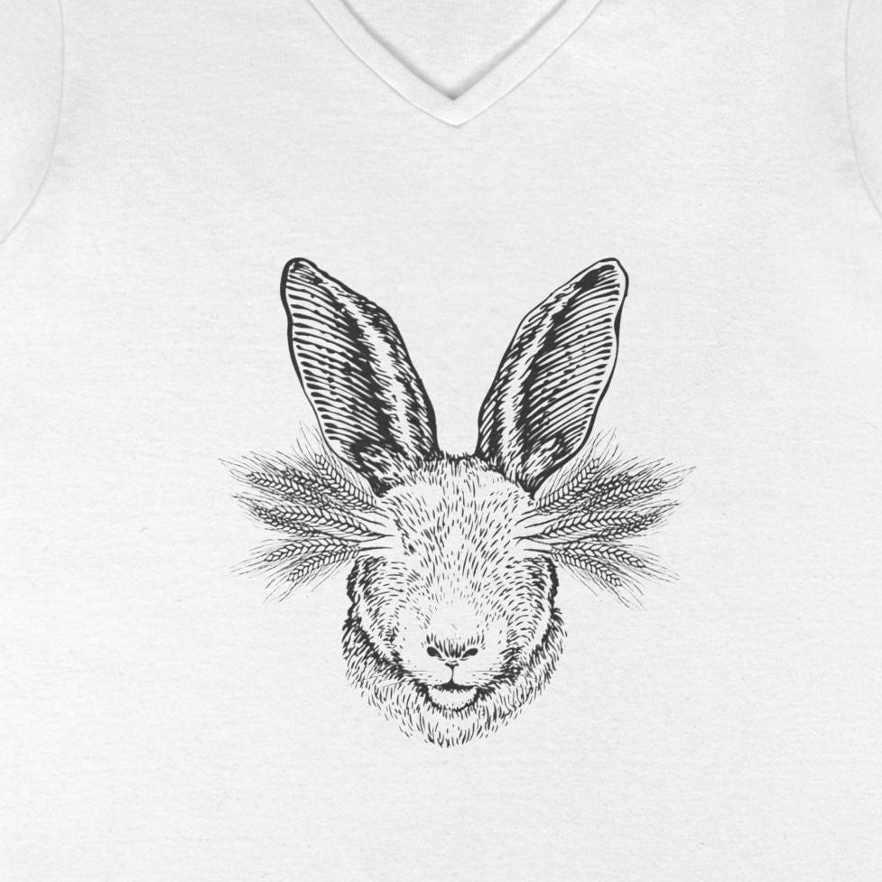 Winterset Hollow Rabbit Head Women's V-neck