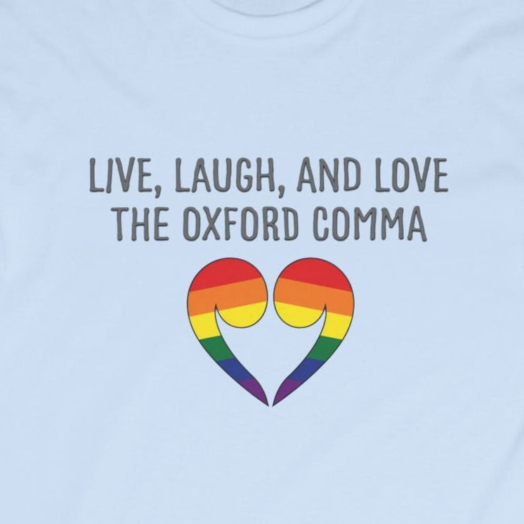 Oxford Comma Long Sleeve Tee