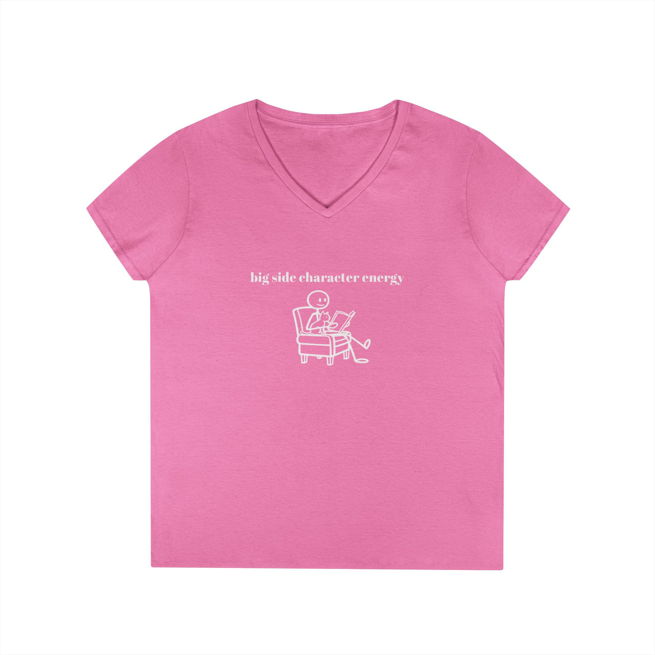 Big Side Character Energy Women's V-neck