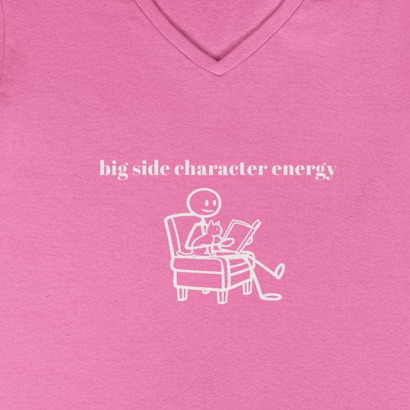 Big Side Character Energy Women's V-neck