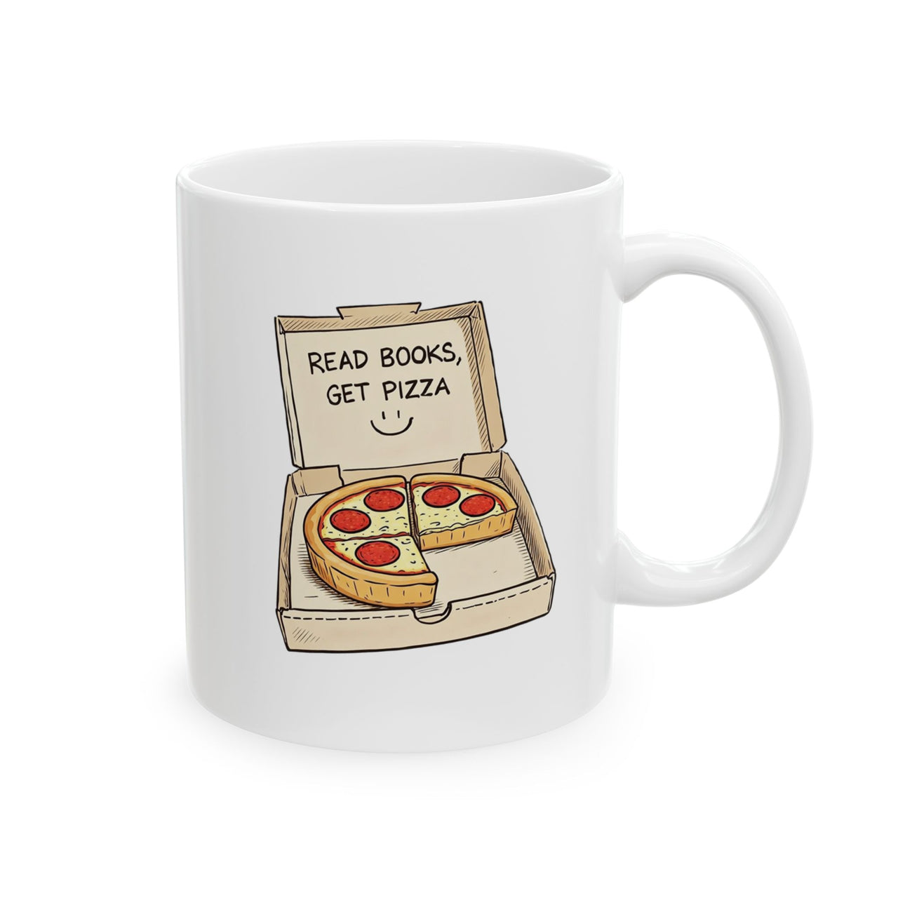 Read Books, Get Pizza Mug