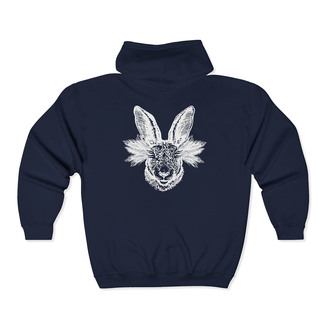 Winterset Hollow Rabbit Head Zip Hoodie