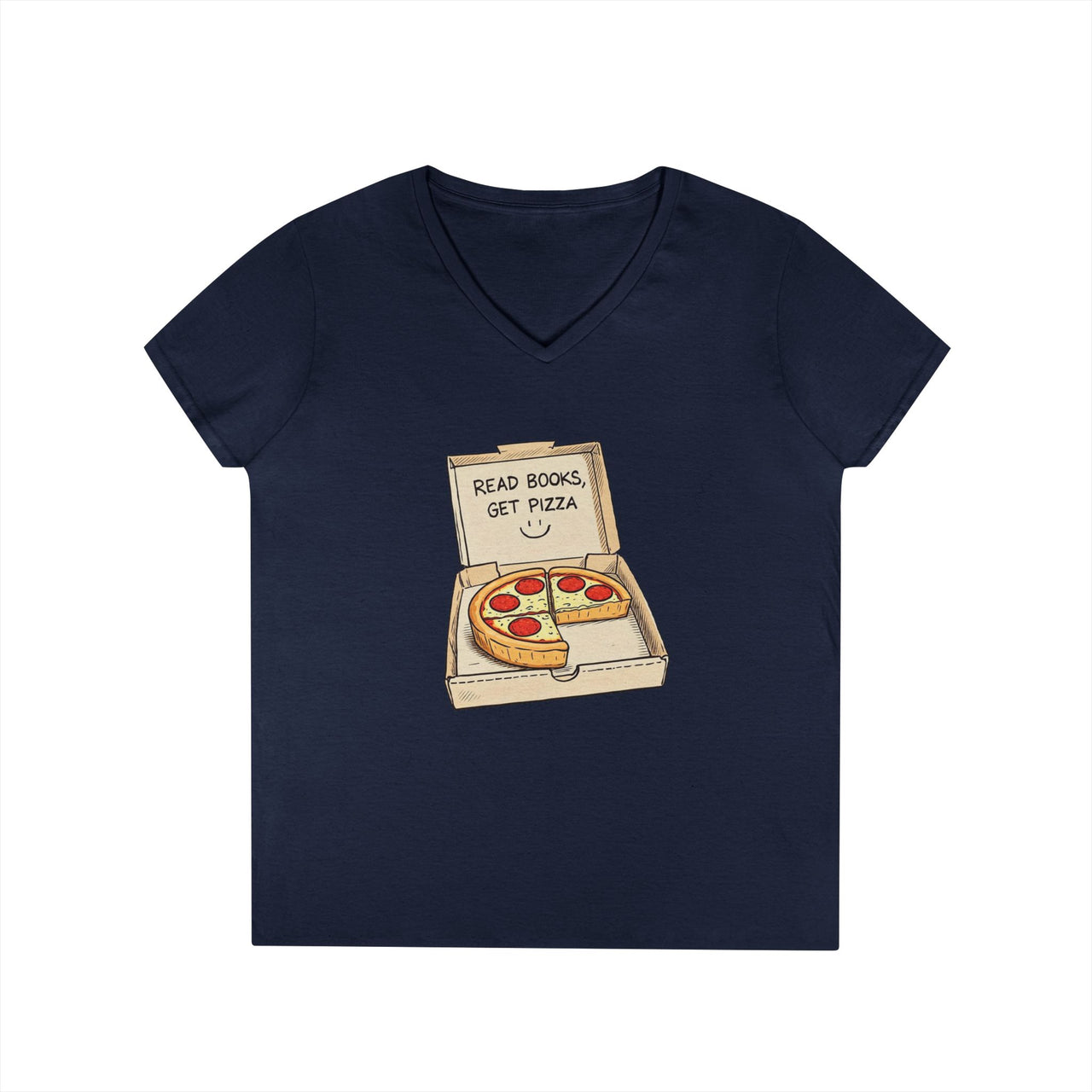 Read Books, Eat Pizza Women's V-neck