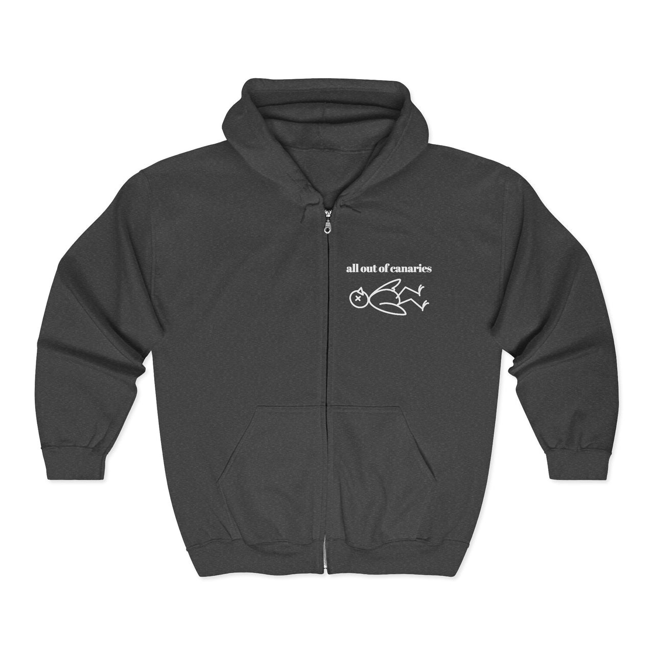 All Out Of Canaries Zip Hoodie