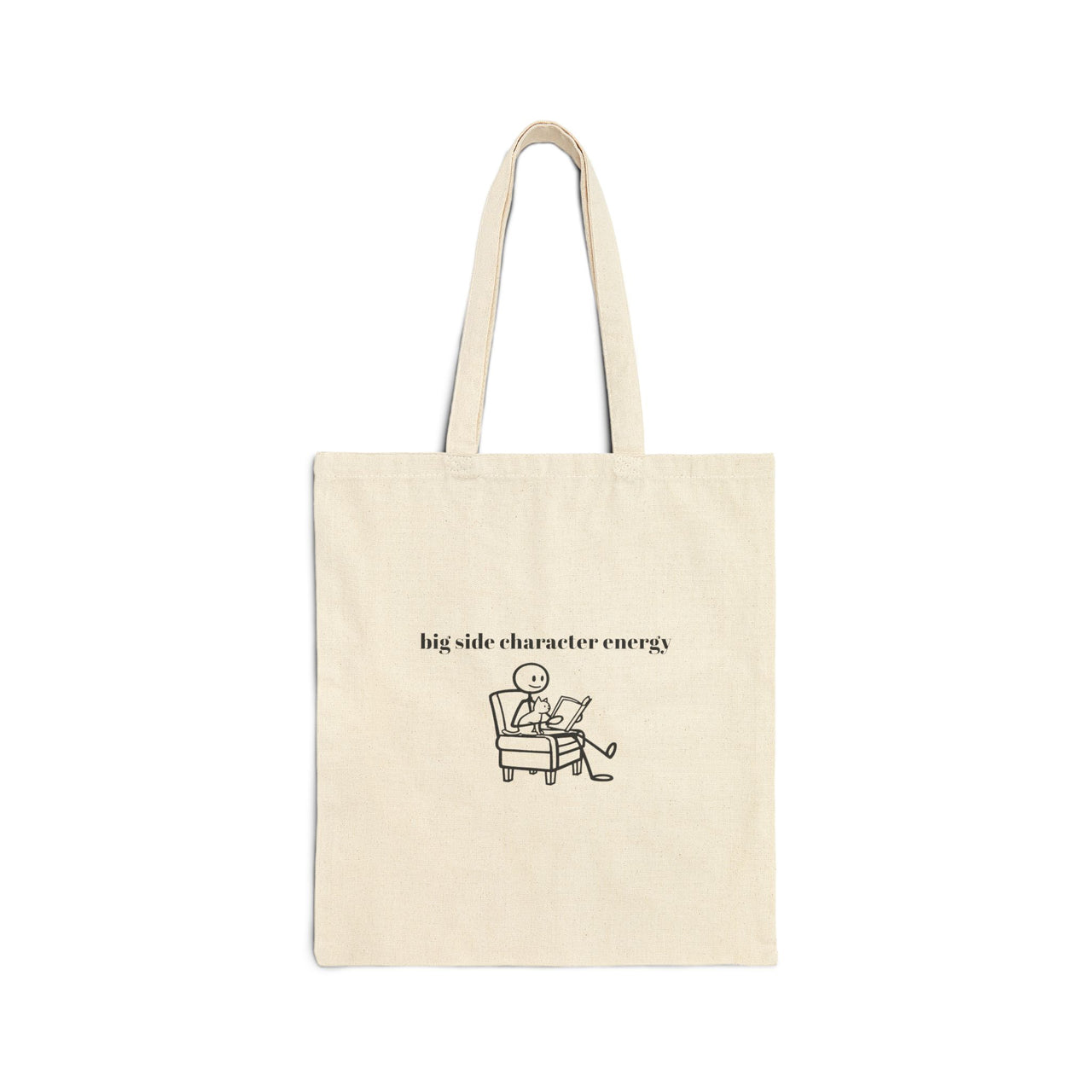 Big Side Character Energy Tote Bag