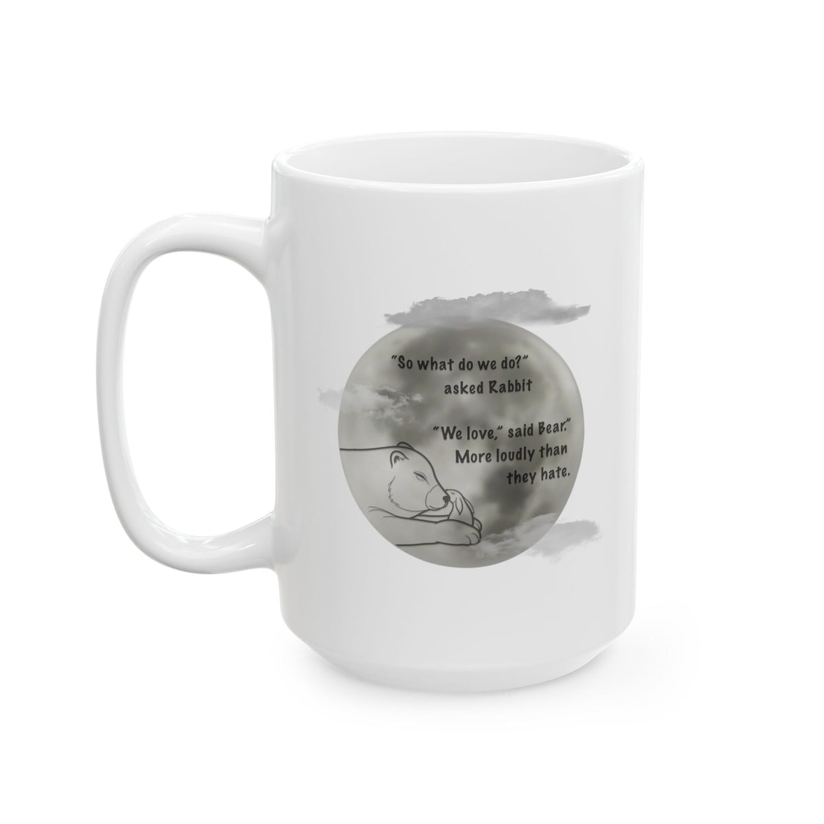 "We Love" by Tara Shannon Mug