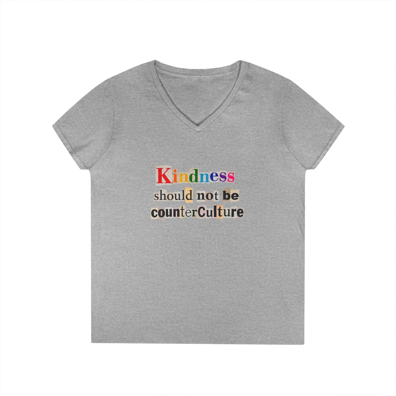 Kindness Should Not Be Counterculture Women's V-neck
