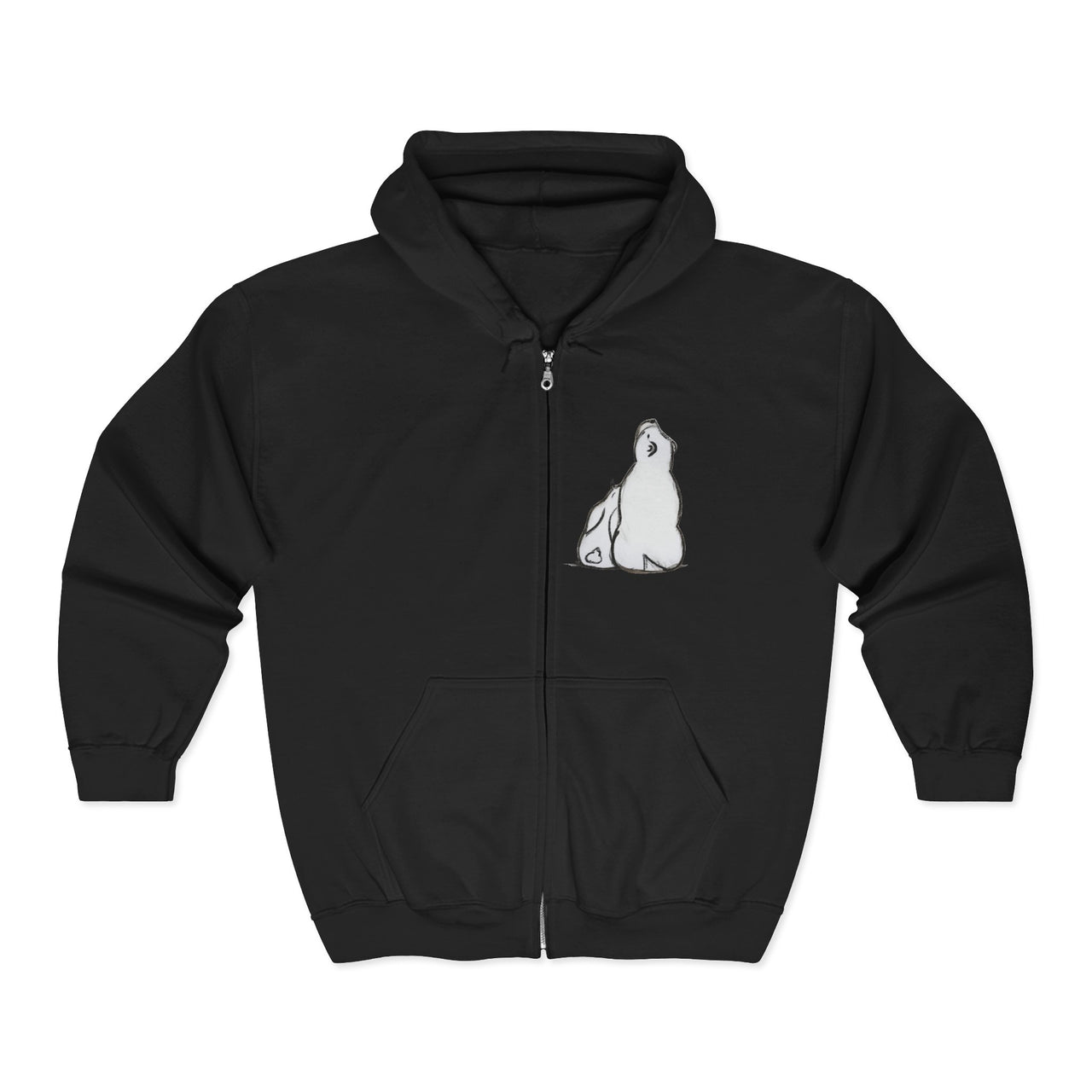 "Stay" by Tara Shannon Zip Hoodie
