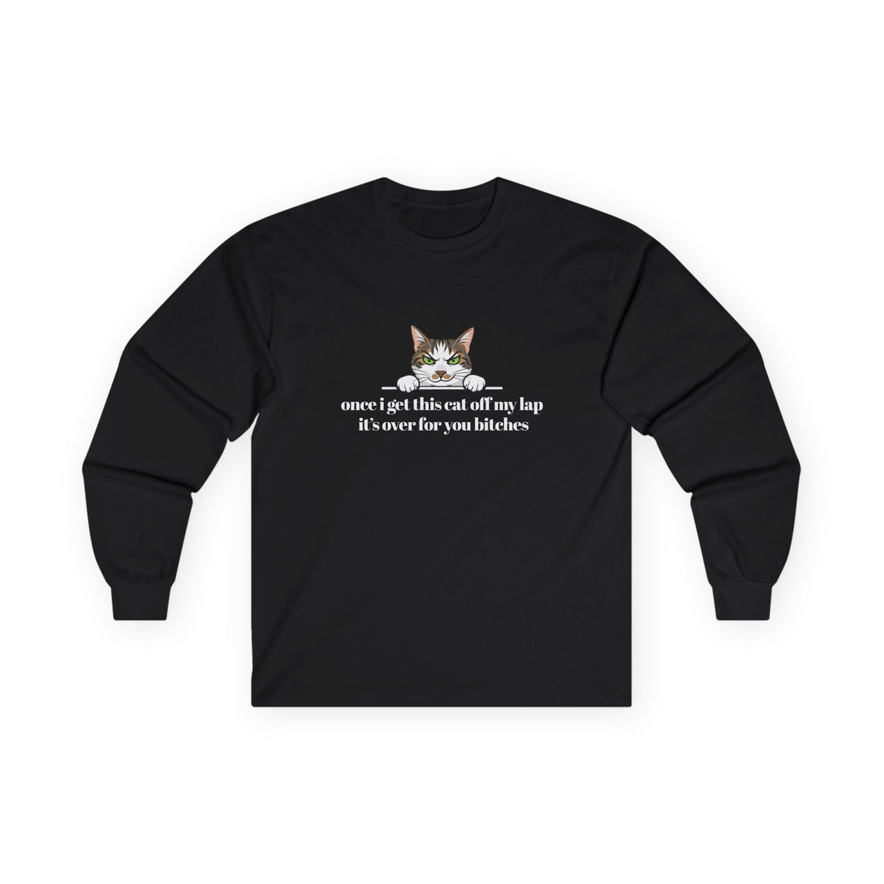 Hopelessly Catlapped Long Sleeve Tee