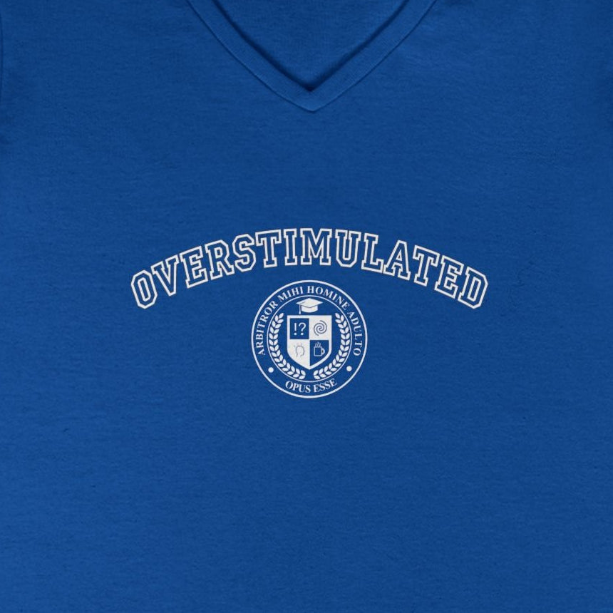 OVERSTIMULATED Women's V-neck
