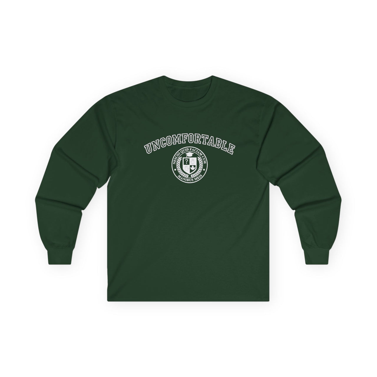 UNCOMFORTABLE College Long Sleeve Tee