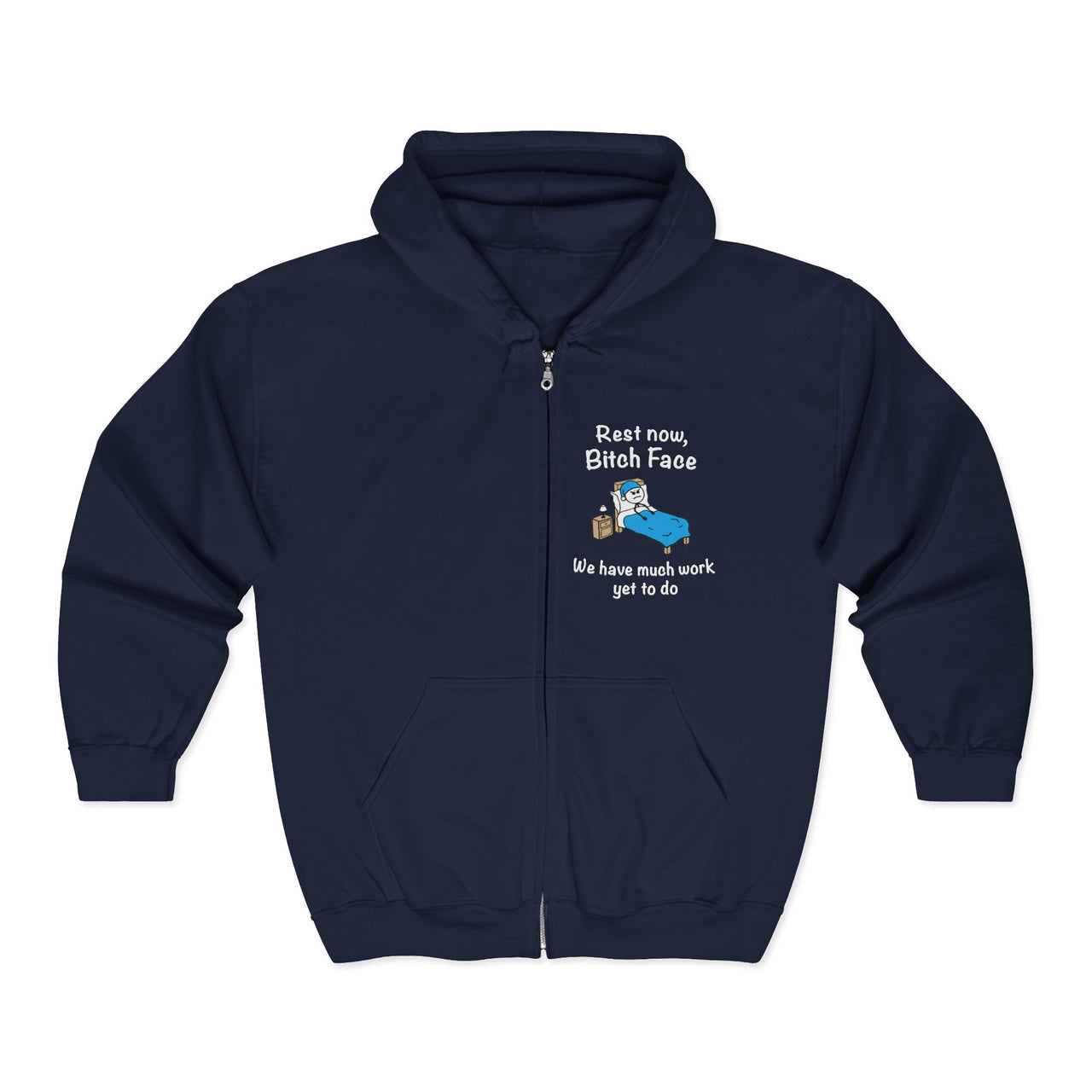 Bitch Face Shannon Zip Hoodie