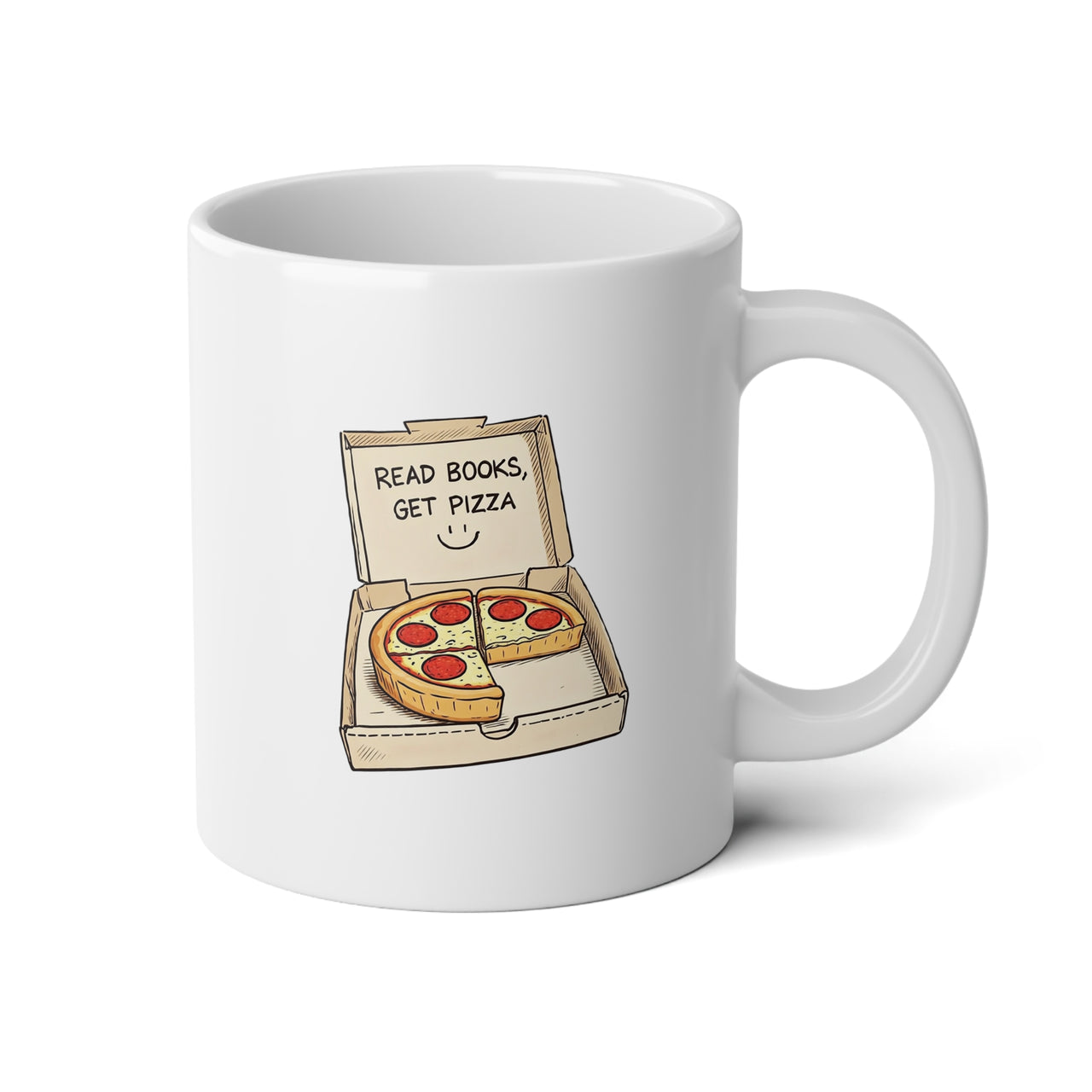 Read Books, Get PIzza Mug