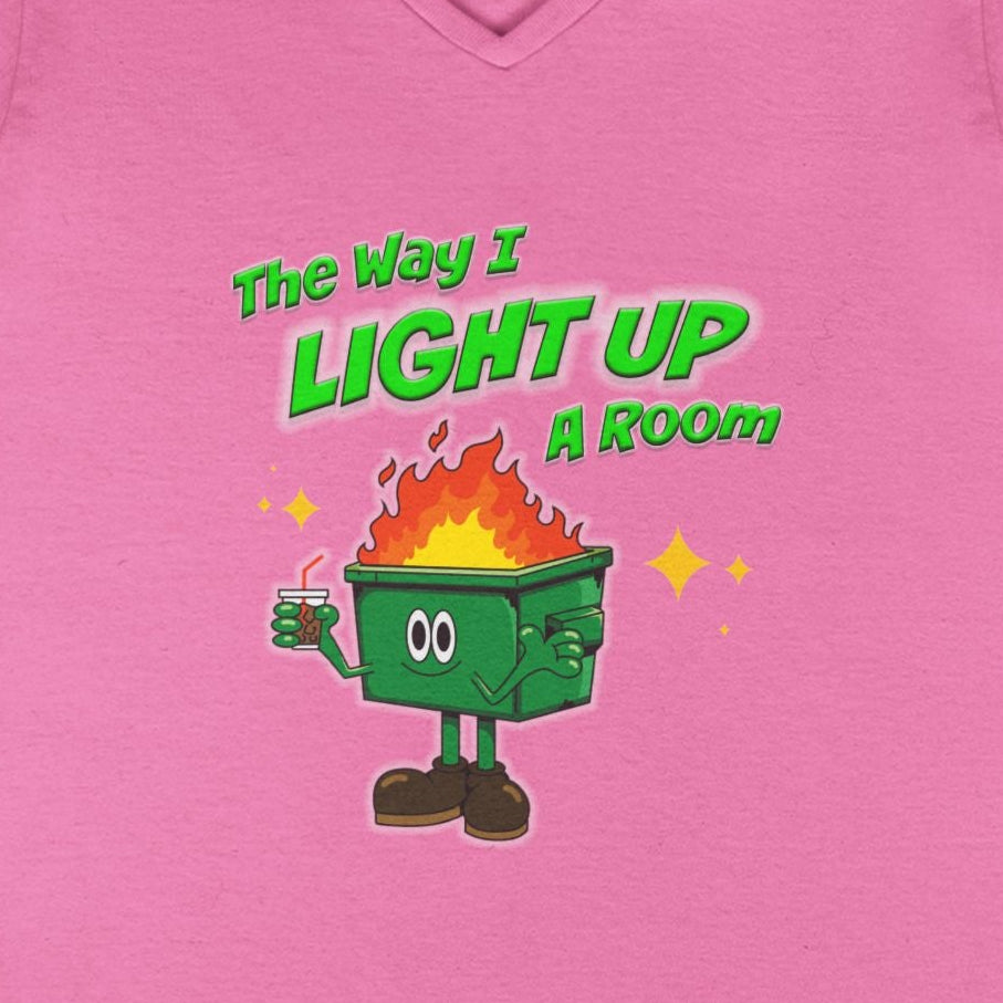 Dumpster Fire Women's V-neck