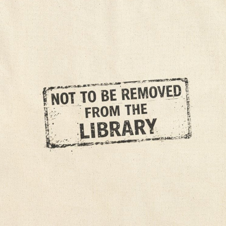 Library Stamp Tote Bag