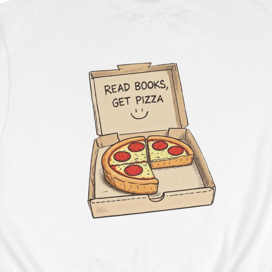 Read Books Get Pizza Crewneck