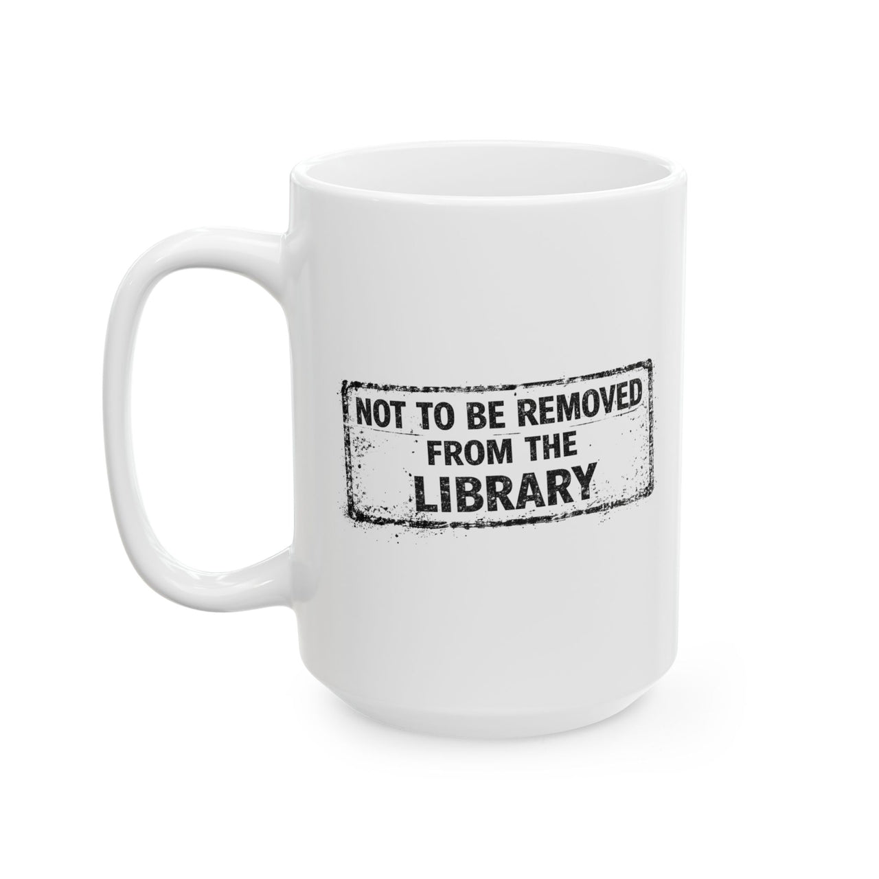 Library Stamp Mug