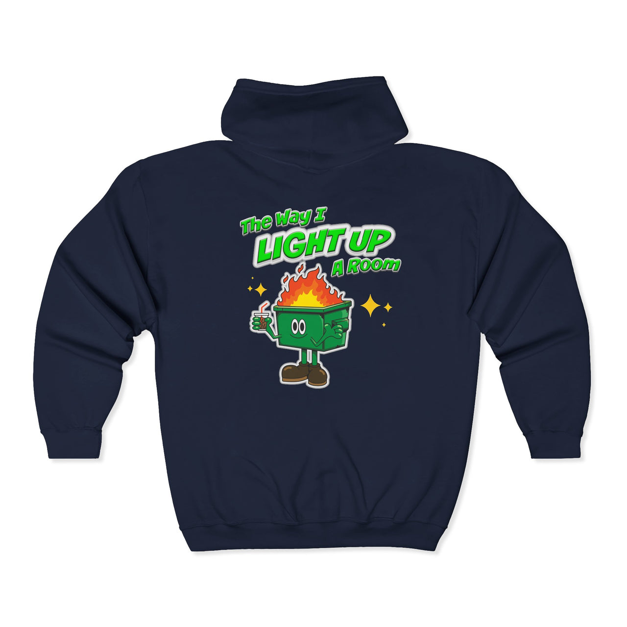 Dumpster Fire Zip Hoodie