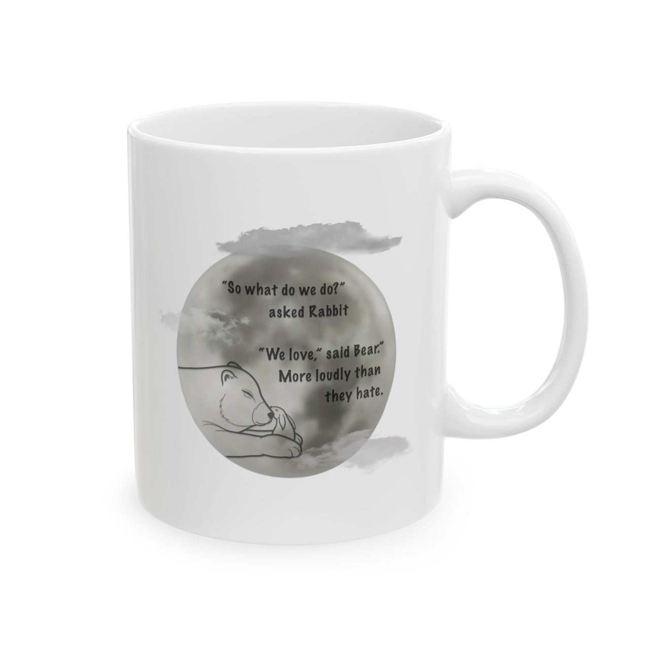 "We Love" by Tara Shannon Mug