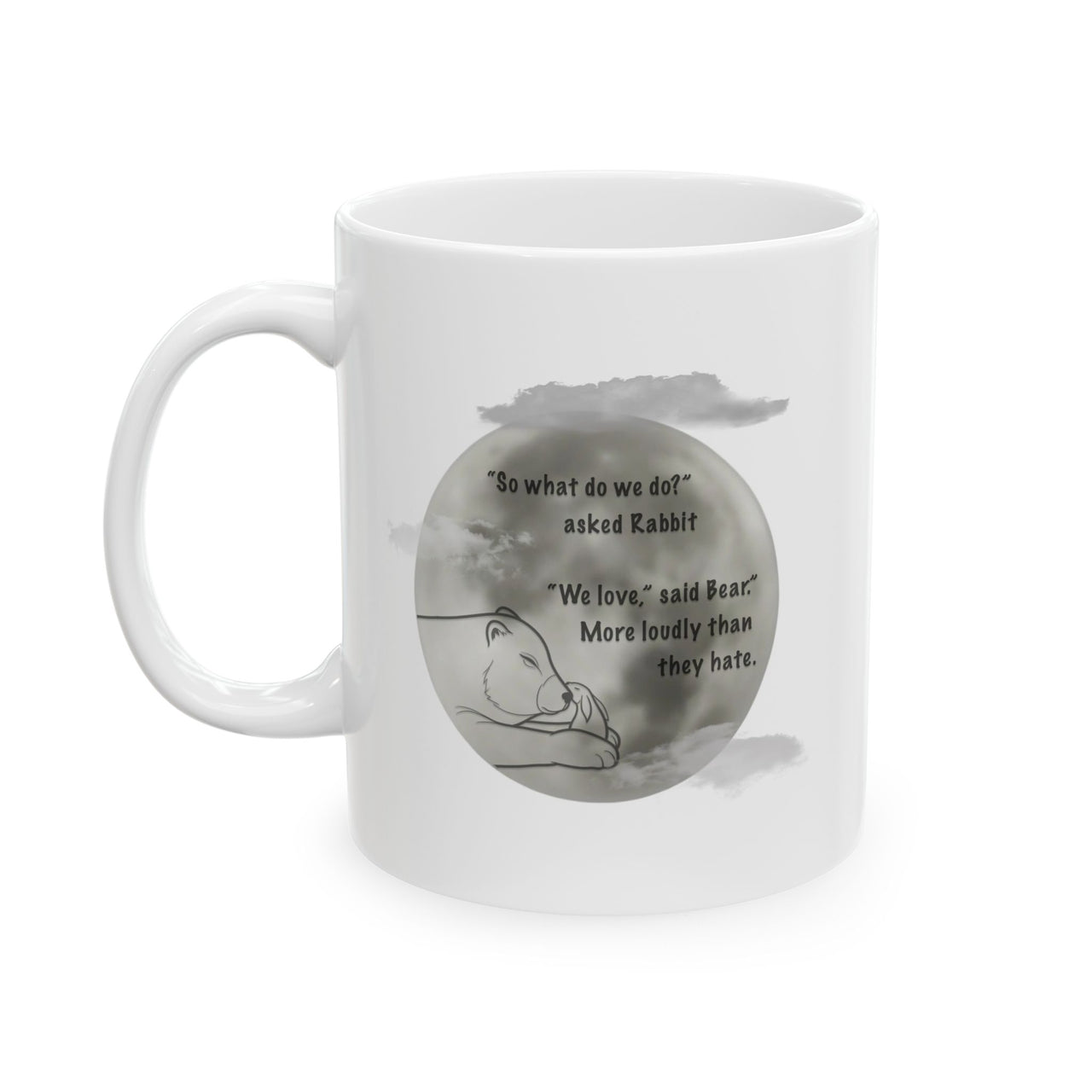 "We Love" by Tara Shannon Mug