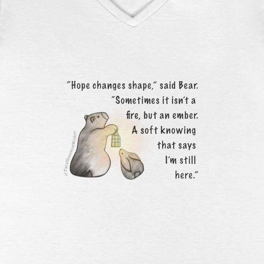 "Hope" by Tara Shannon Women's V-neck