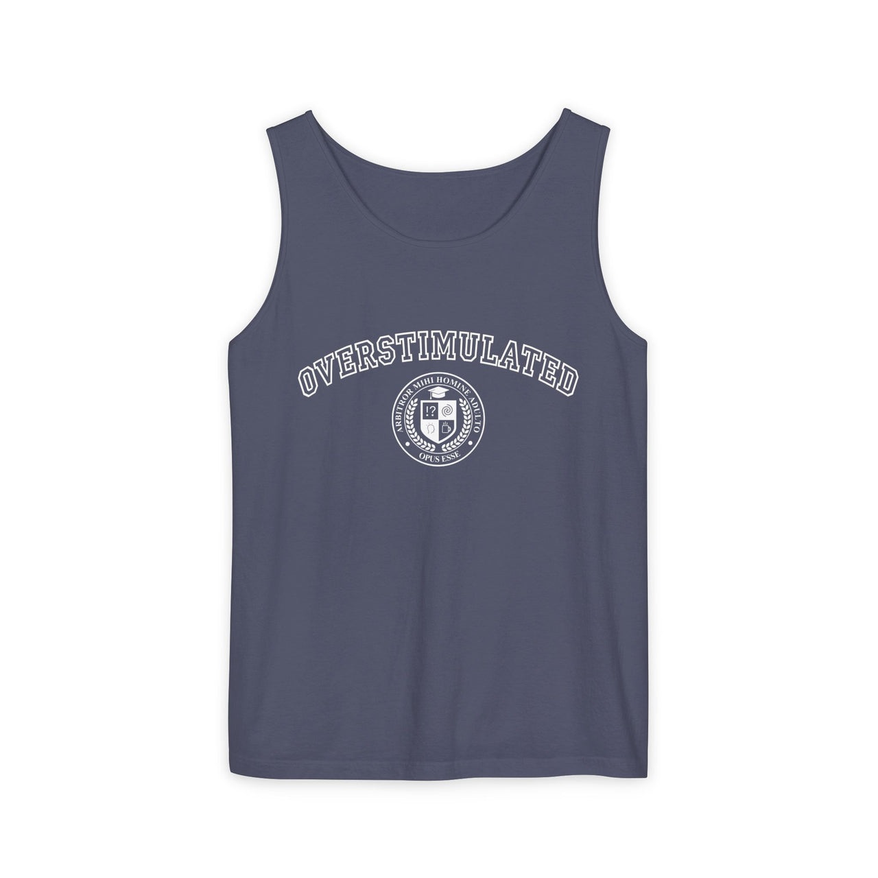OVERSTIMULATED College Tank