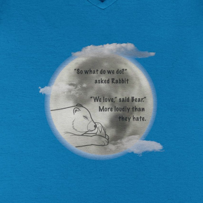 "We Love" by Tara Shannon Women's V-neck