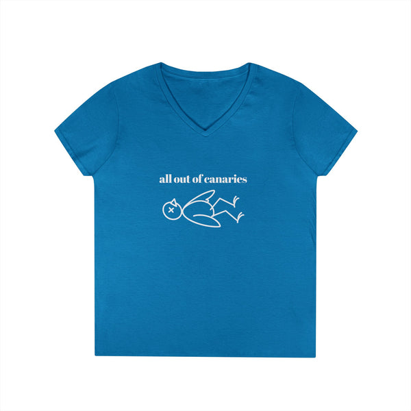 All Out Of Canaries Women's V-neck
