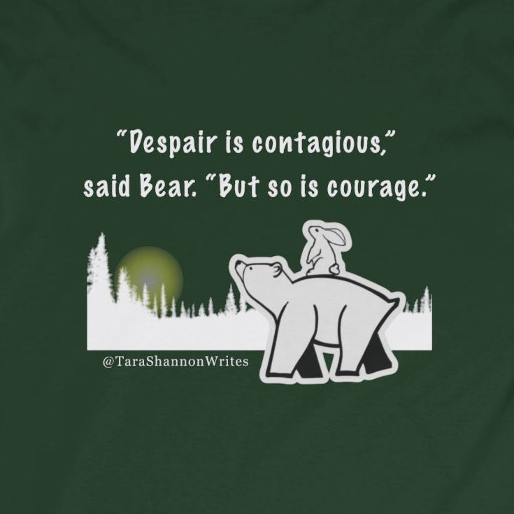 "Courage" by Tara Shannon Long Sleeve Tee