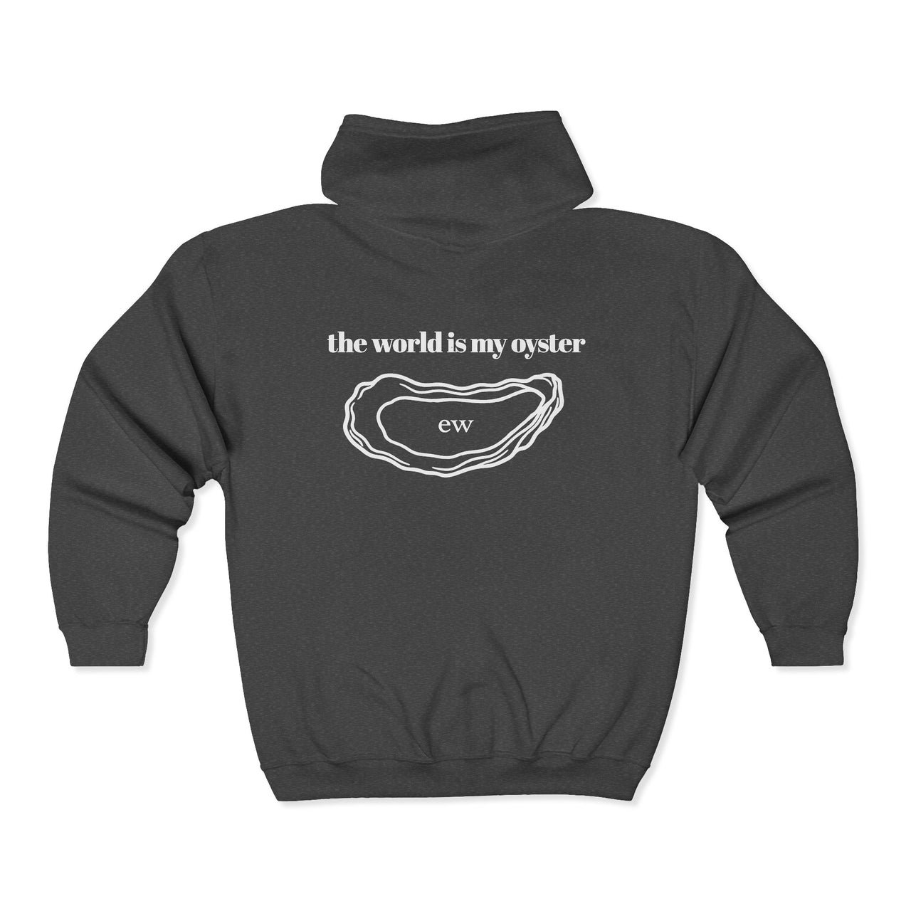The World Is My Oyster Zip Hoodie