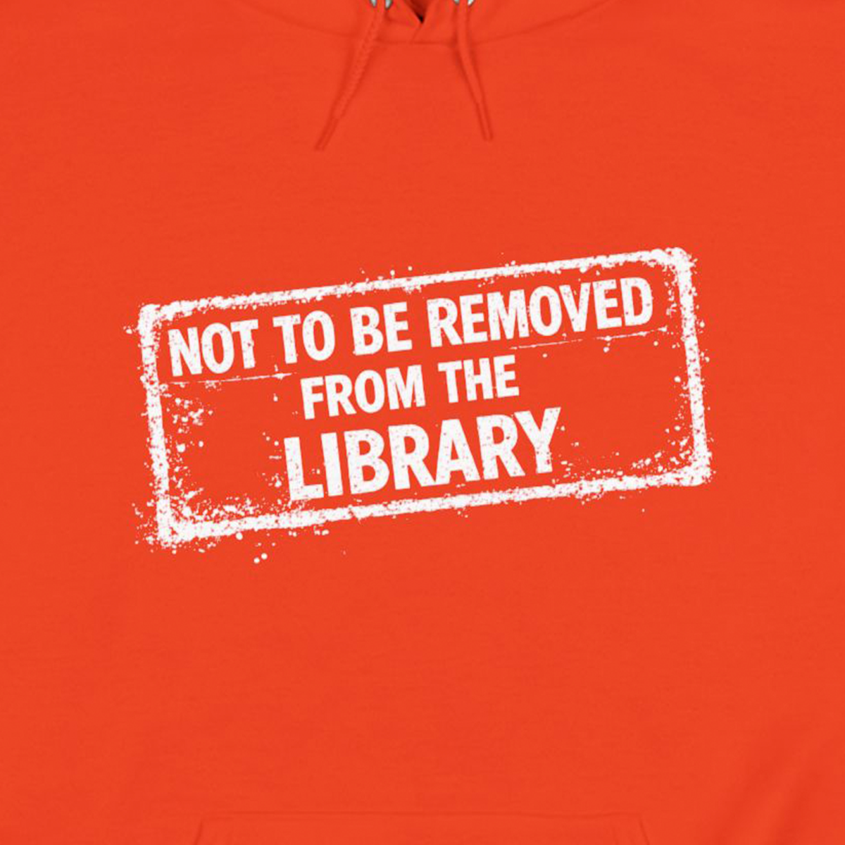 Library Stamp Hoodie